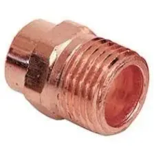 Adaptador macho cobre 3
