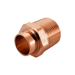 Adaptador macho de cobre de 3/4 x 1/2