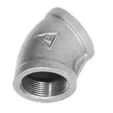 Codo galvanizado 1 x 45 g120