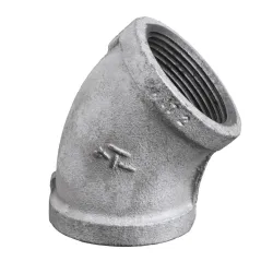 Codo galvanizado 1 1/4 x 45 g120