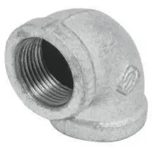 Codo galvanizado de 1 x 90 g90