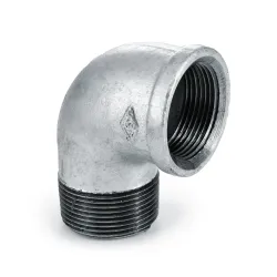 Codo calle galvanizado 1 1/4 x 90 g92