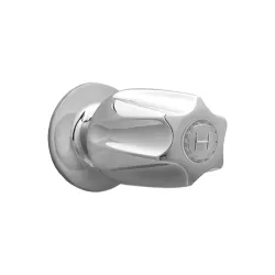 Llave de baño sencilla de 1/2 con rosca manubrio redondo pfister 0131110