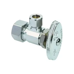 Llave de angulo sencilla de compresión de 3/8 x 1/2