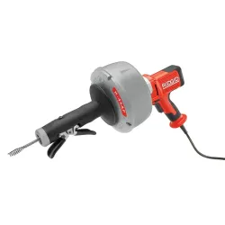Destapador manual tipo taladro con caja k-45 ridgid