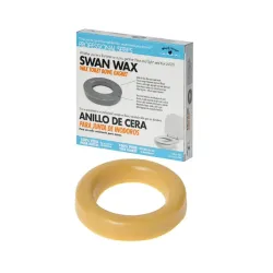 Arandela (aro de cera) para instalacion de inodoro black swan