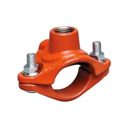 Tee mecanica con salida roscada 1 1/4x1/2 victaulic