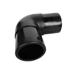Codo 4 * 90 para tuberia hdpe100 agua 4 diametro ips sdr 11 tope negra