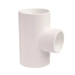 Tee pvc 1 1/2x1 para agua potable