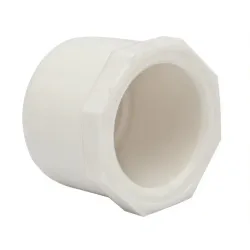 Tapón liso de pvc 1 1/4 calibre 40 para agua potable