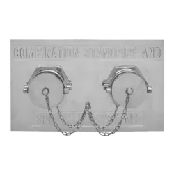 Siamesa 6empotrada crom c/plat/ tapon 6020pc a105y230