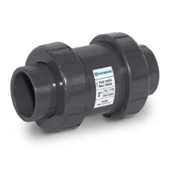 Check valve pvc 1-1/2 doble union hayward