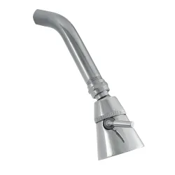 Ducha de regadera con brazo y platillo cromada