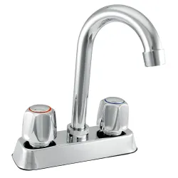 Llave de bar manubrio redondo cromada 171-400