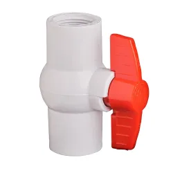 Valvula de bola de pvc 3/4 con rosca interna de ambos lados rp6ab7t12