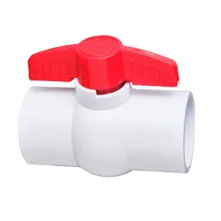 Valvula de bola pvc 1 1/2 lisa rp6ab7s20 para agua potable