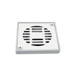 Parrilla de baño cuadrada pvc de acero inoxidable coflex