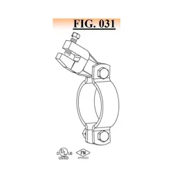 Anclaje antisismico lateral y longitudinal para tuberia de 4´´