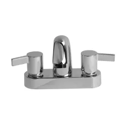 Llave doble para lavamanos de 4 manubrio de palito minoa