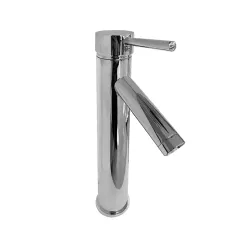 Llave de lavamanos alta monomando