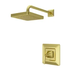 Llave de baño (trim) con regadera dorado modelo park avenue pfister