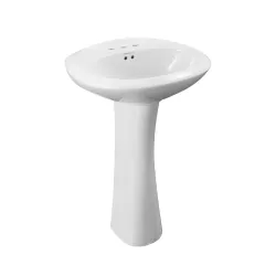 Lavamanos blanco de pedestal  modelo olympus american standard