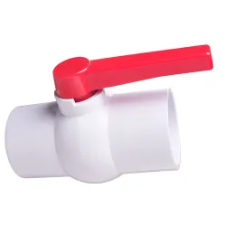 Valvula de bola pvc de 4 para pegar lisa js153c4/p6ab7s28