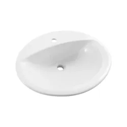 Lavamanos blanco pre ponchado modelo aqualyn ii american standard