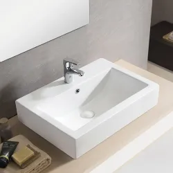 Lavamamos blanco de sobreponer 1 hueco