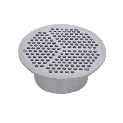 Parrilla de aluminio anticucaracha ta-6x4-al redonda son salida de 4