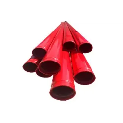 Tuberia roja de  2 ul/fm ranurada calibre 10 a795