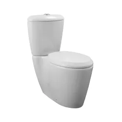 Inodoro blanco de dos piezas modelo elemento american standard