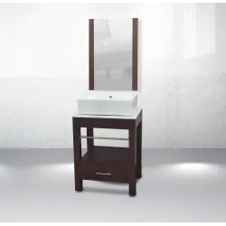 Combo mueble + lavamanos y espejo
