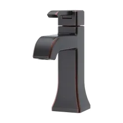 Llave baja de lavamanos negro mate tuscan modelo park avenue pfister