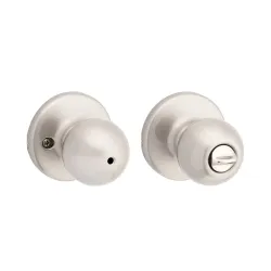 Cerradura de pomo para baño modelo polo kwikset