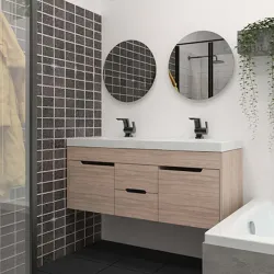 Mueble tiziano elevado 124x48 soder con lavamanos oslo