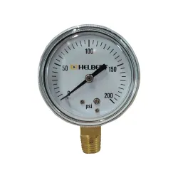 Reloj de presion seco de 2 0-200 psi helbert