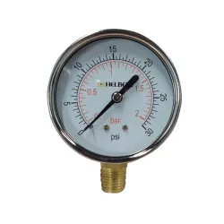 Reloj de presion para gas  0/30 helbert