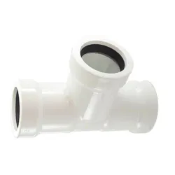Tee de pvc  3con glandula sdr 21 