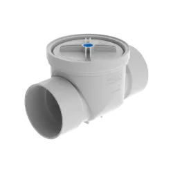Valvula anti retorno check valve pvc para sanitario de 6 pcp