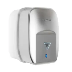 Dispensador de jabon con sensor acabado satinado genwec