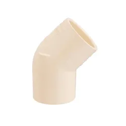 Codo de 3/4 x 45 cpvc para agua potable/caliente
