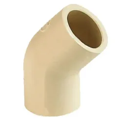 Codo de 1 1/2 x 45 cpvc para agua potable/caliente