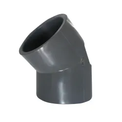 Codo de 3 x 45 cpvc para agua potable/caliente corzan