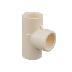 Tee cpvc de 1/2 lisa para agua caliente