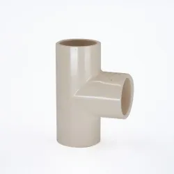 Tee cpvc de 3/4 lisa para agua caliente