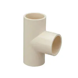 Tee cpvc de 1 lisa para agua caliente