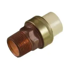 Transicion rosca macho cobre a cpvc liso de 3/4