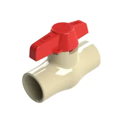 Valvula de bola cpvc 3/4 lisa pcp