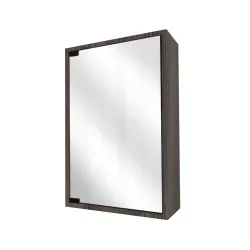 Gabinete de baño con espejo tamaño 60x40 cm firplak